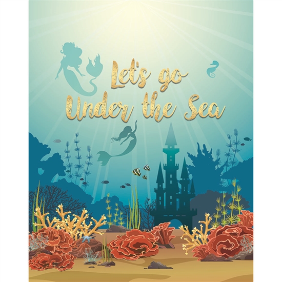 Under the Sea Printed Backdrop