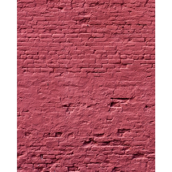 Weathered Rose Brick Printed Backdrop
