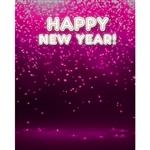 Electric New Year's Eve Printed Backdrop