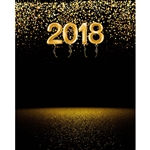 New Year's Party Printed Backdrop