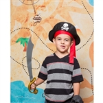 Pirate's Treasure Map Printed Backdrop