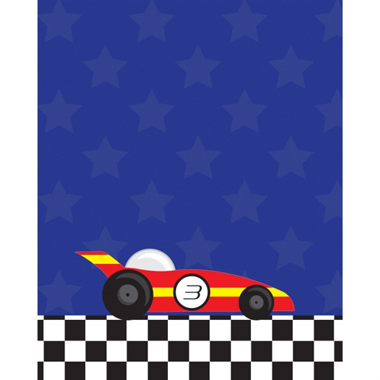 Racecar Printed Backdrop