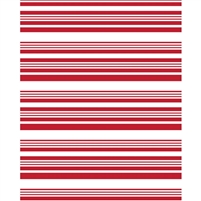 Red Stripes Printed Backdrop