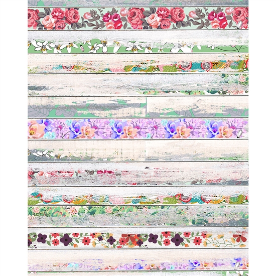 Vintage Floral Printed Seamless Paper