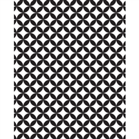 Black & White Geometric Printed Backdrop