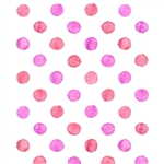 Rose Polka Dots Printed Backdrop