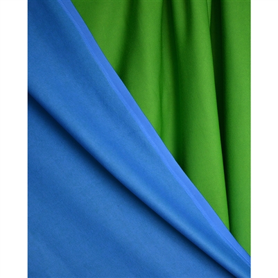 Chroma Blue & Green Reversible Printed Backdrop