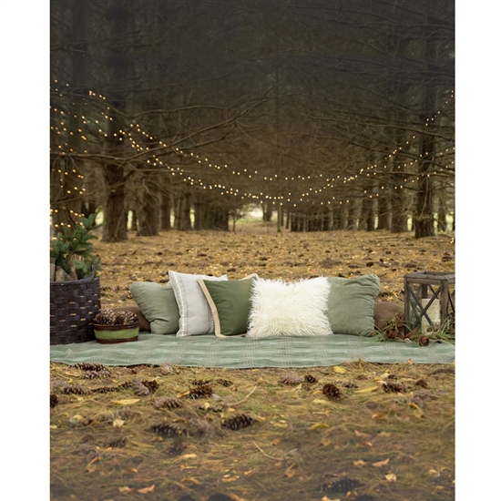 Picnic in the Woods Scenic Printed Backdrop