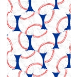 Red, White & Blue Baseball Printed Backdrop