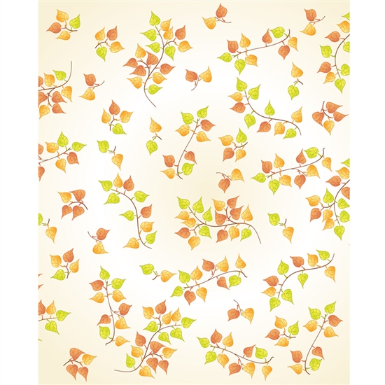 Fall Leaf Vines Printed Backdrop