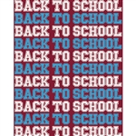 Back to School Printed Backdrop