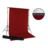 Red & White Fabric Backdrop Kit