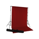 Red Fabric Backdrop Kit