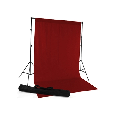 Red Fabric Backdrop Kit