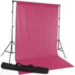 Candy Pink Fabric Backdrop