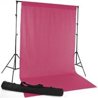 Candy Pink Fabric Backdrop