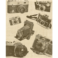Vintage Camera Printed Backdrop