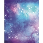Starry Night Watercolor Printed Backdrop