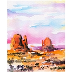 Monument Valley Printed Backdrop