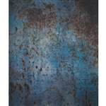 Blue Rust Texture Printed Backdrop