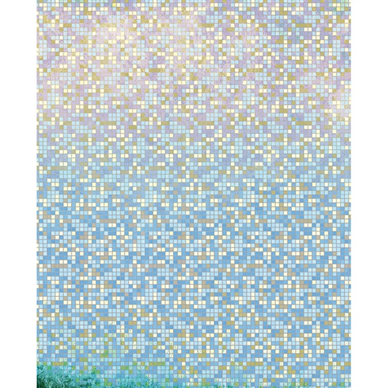 Light Blue Mosaic Backdrop
