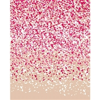 Pink & White Confetti Printed Backdrop