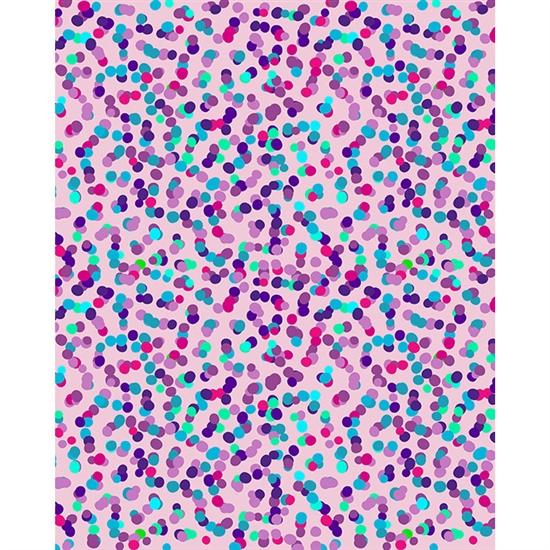 Teal & Purple Sprinkles Printed Backdrop