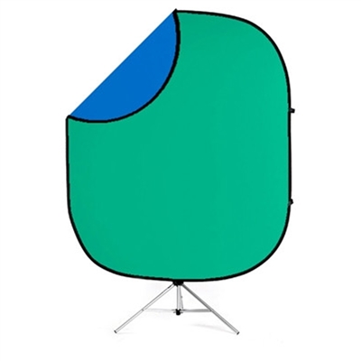 Chroma Green / Blue Collapsible & Reversible Backd