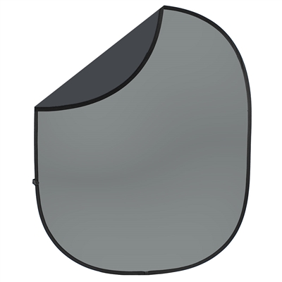 Charcoal / Medium Gray Collapsible & Reversible Backdrop
