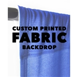 Custom Printed  Fabric Backdrop
