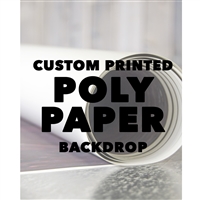 Custom Poly Paper Backdrop