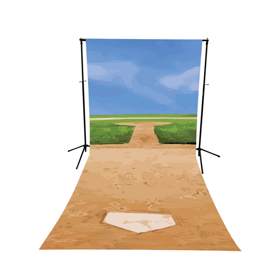 Home Plate All-in-One Printed Vinyl Backdrop