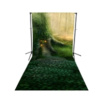 Tree House Floor Extended Printed Backdrop