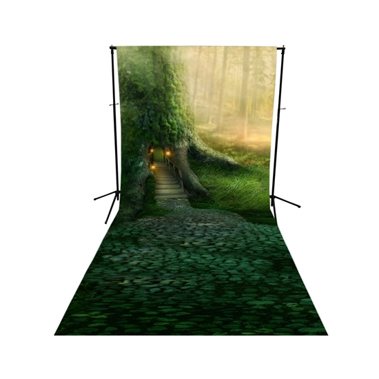 Tree House Floor Extended Printed Backdrop