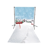 North Pole Floor Extended Printed Backdrop