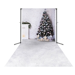 Christmas Loft Floor Extended Printed Backdrop