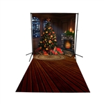 The Night of Christmas Eve Floor Extended Printed Backdrop
