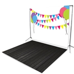 Birthday Party Floor Extended Printed Backdrop