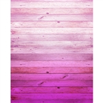 Magenta Ombre Wood Planks