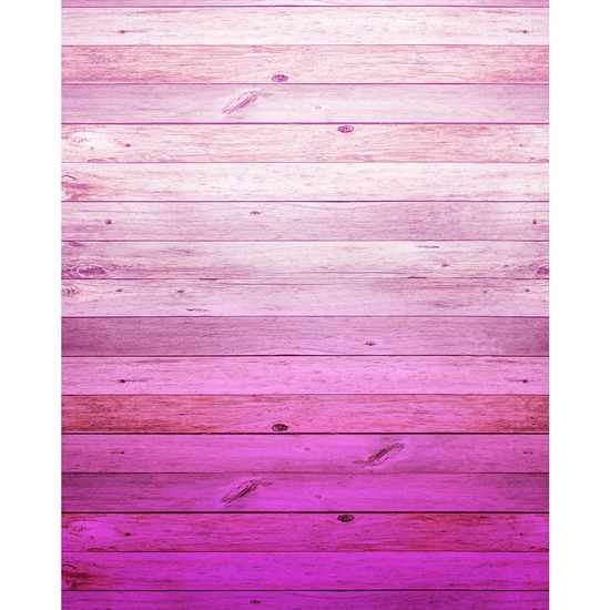 Magenta Ombre Wood Planks