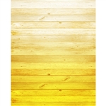 Sunflower Yellow Ombre Wood Planks