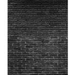 Black Brick Printed Backdrop