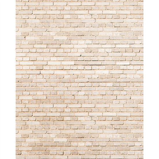 Cream Brick Printed Backdrop