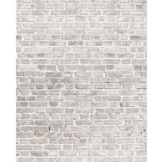 Soft Gray Brick Printed Backdrop