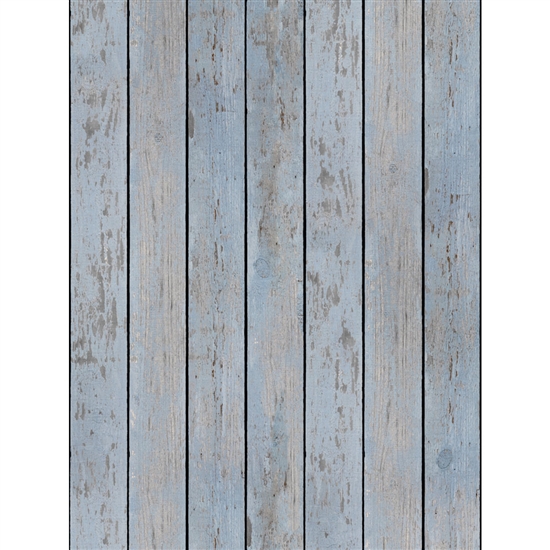Pale Blue Printed Floordrop