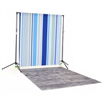 Blue Stripes & Gray Pine Printed / Floordrop Kit