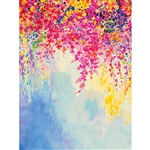 Cascading Flowers Printed Backdrop