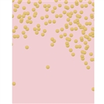 Pink and Gold Glitter Dots Backdrop