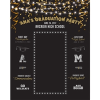 Grad Party Custom Printed Backdrop
