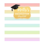 Pastel Custom Graduation Backdrop